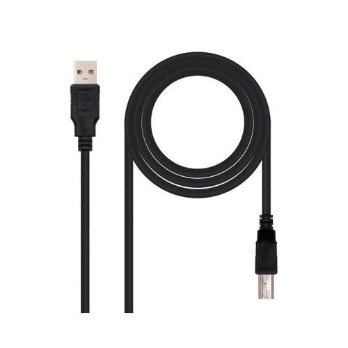 Cable USB 2.0 Tipo A a B 1.8 M Nanocable