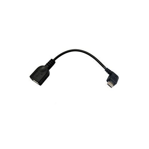 Cable Host OTG Acodado Tipo Micro B/m-a/h 15 Cm Nanocable