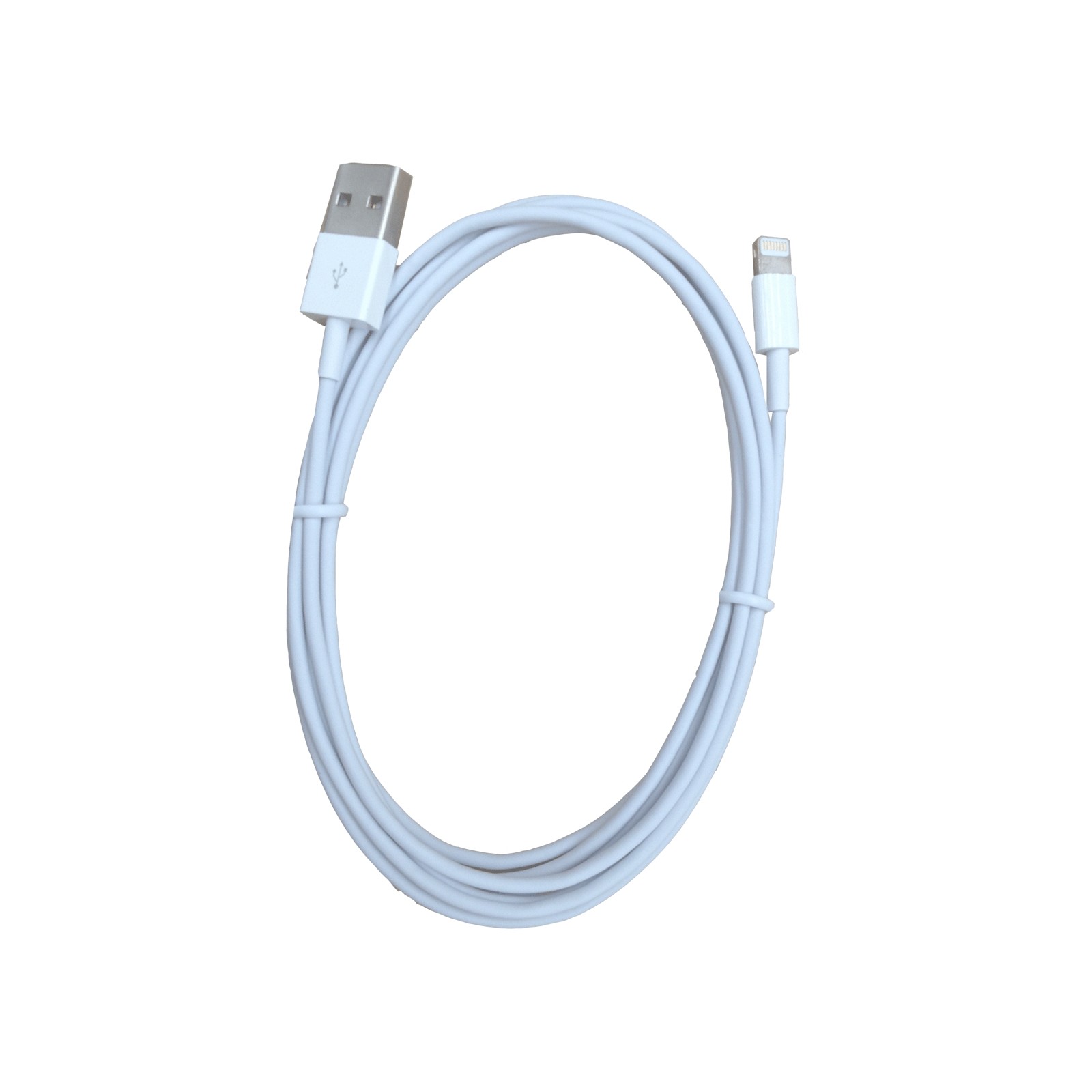 Cable de Datos/Cargador USB Lightning 2m Blanco Nanocable