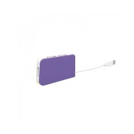 Approx 4-Port USB Travel Hub Purple