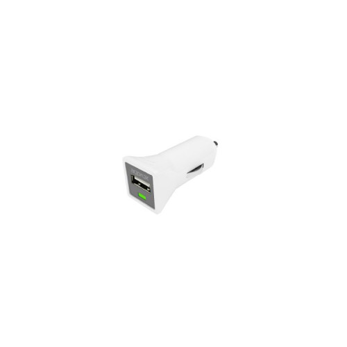 Cargador USB Para Coche 1A Design Blanco Approx