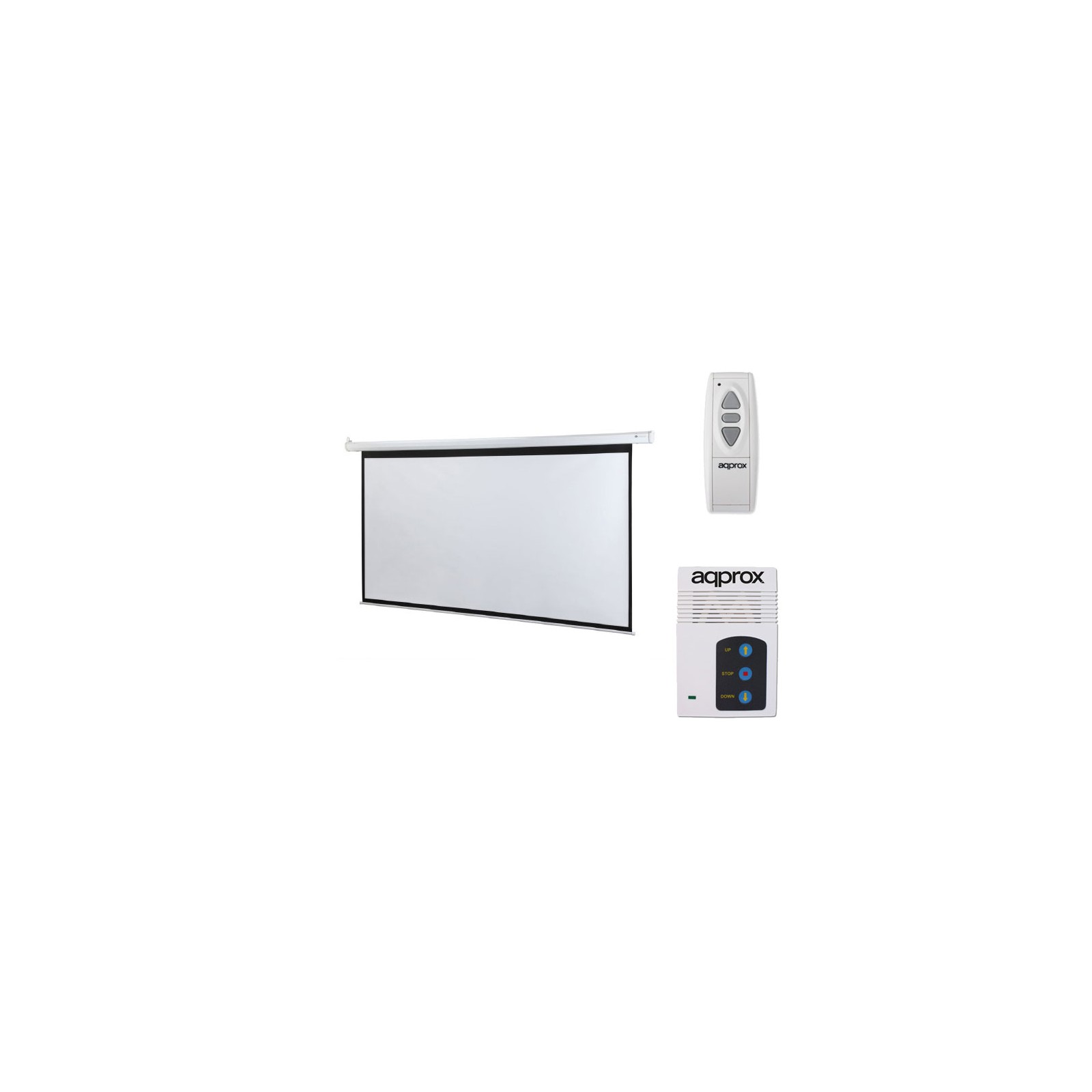 Approx Electric Mural Projection Screen 16:9 for Presentations