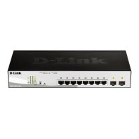 Switch D-Link de 10 Puertos Gigabit con PoE y SFP