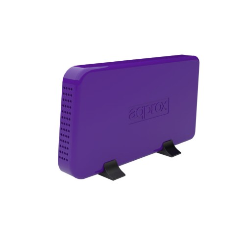 Caja Externa USB 3.5'' SATA Morado Approx