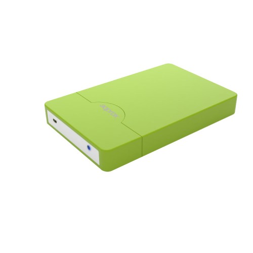 Caja Externa Usb 2.5 Sata Sin Tornillos Verde Approx