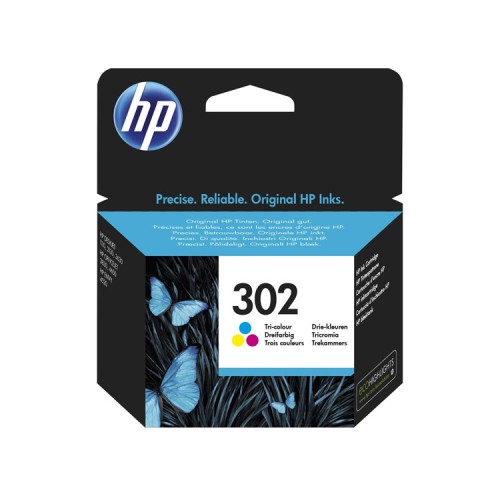 Cartucho de Tinta Tricolor HP 302 F6U65AE