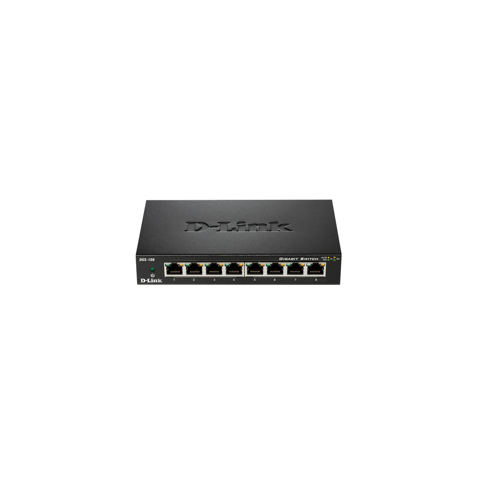 D-link Switch 8 Puertos 10/100/1Gbit Metálico IPTV