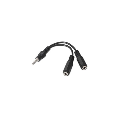 2 Jack 3.5 Male to 2 Female Audio Cable