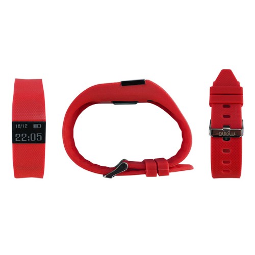 Billow Smart Wristband Red with Heart Rate Monitor