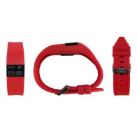 Billow Smart Wristband Red with Heart Rate Monitor