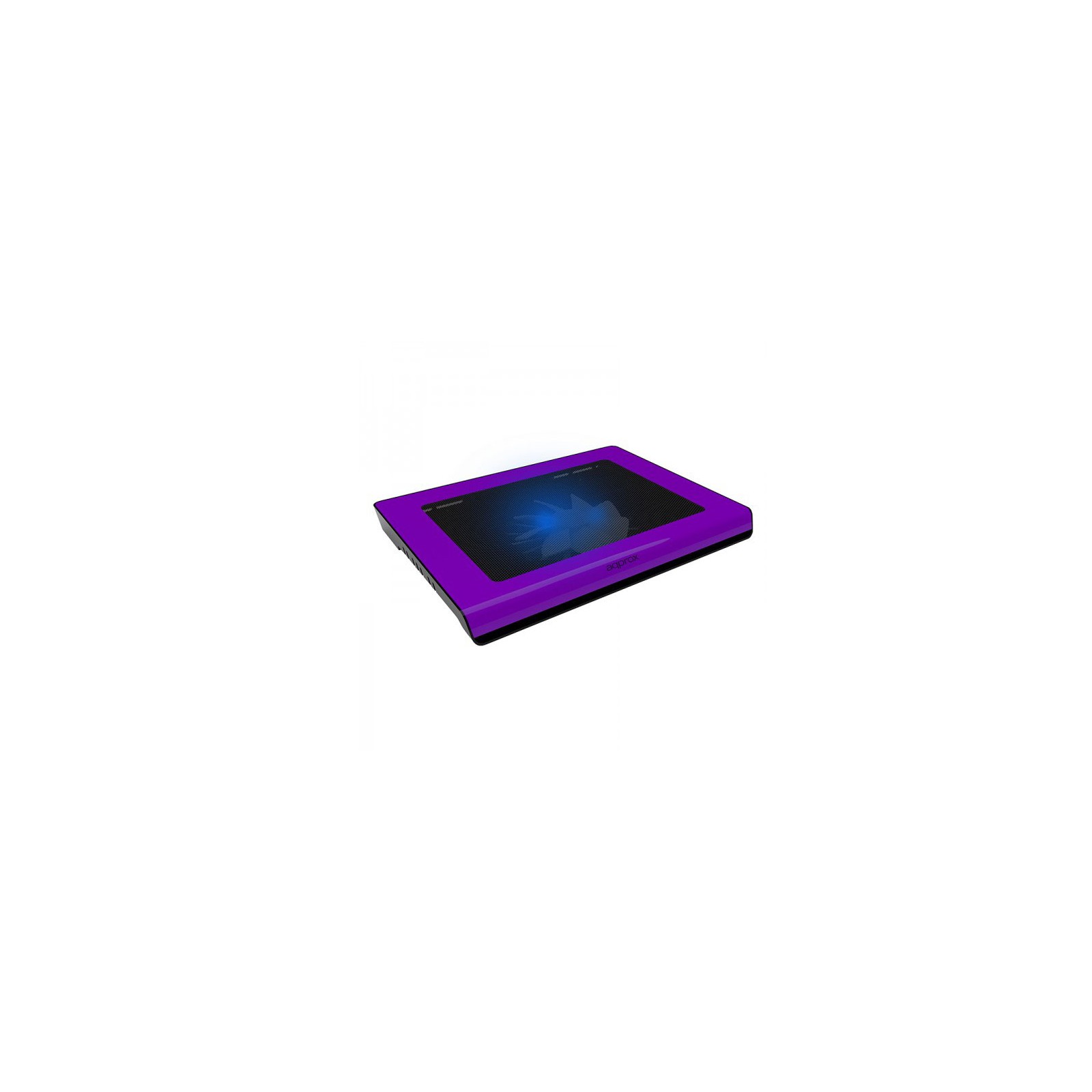 Approx 14'' Laptop Cooler Pad with 2 LEDs Purple