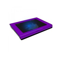 Approx 14'' Laptop Cooler Pad with 2 LEDs Purple