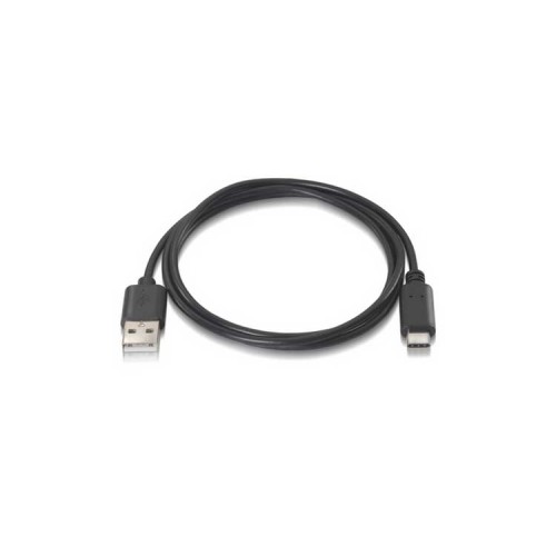 Cable Usb 2.0 3a Tipo Usb-c/m- A/m 0.5 M Negro Nanocable