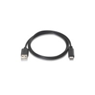 Cable USB 2.0 3A Tipo USB-C/M - A/M 1M Negro Nanocable