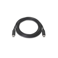 Cable USB 2.0 3A Tipo USB-C/M a USB-C/M 1M Negro Nanocable