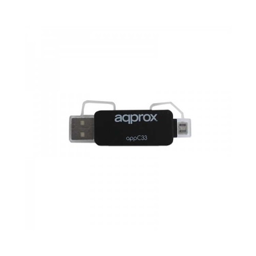 Adaptador USB 5 en 1 Micro SD/SD/MMC Approx