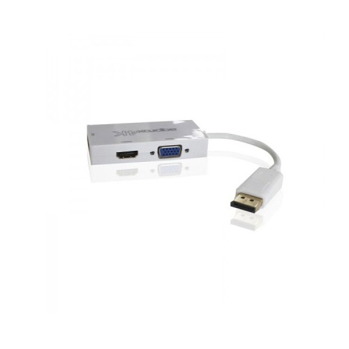 3-in-1 DisplayPort to HDMI/VGA/DVI Adapter