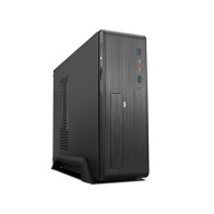 Tooq TQC-3006DU Micro ATX Slim Case with 500W Power Supply