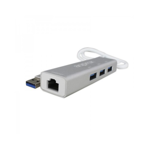 Approx USB 3.0 Network Card 10/100/1 Gbit + 3 USB Hub