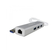 Approx USB 3.0 Network Card 10/100/1 Gbit + 3 USB Hub