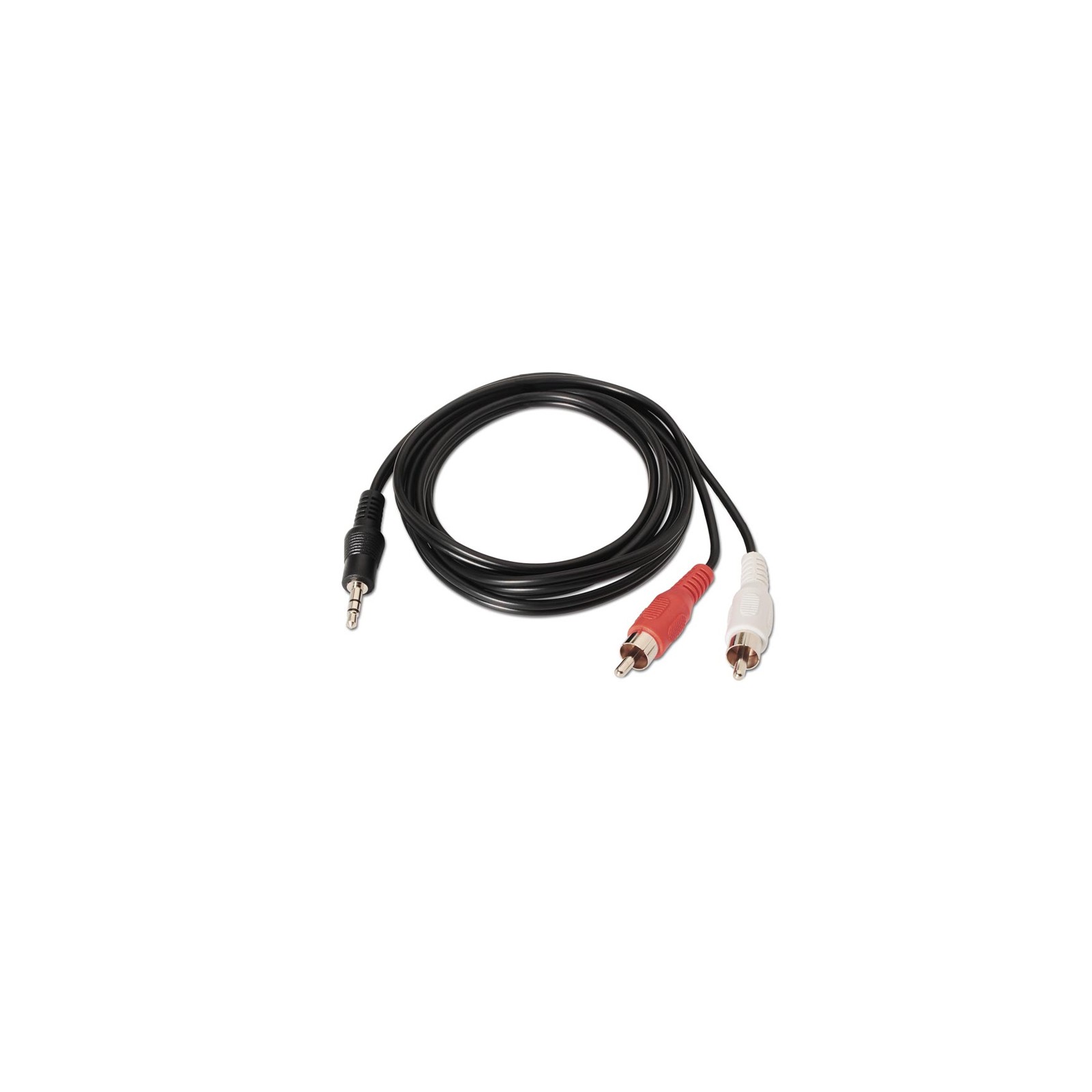 Cable de Audio Estéreo Jack 3.5 a 2xRCA 3m Nanocable Sonido de Calidad