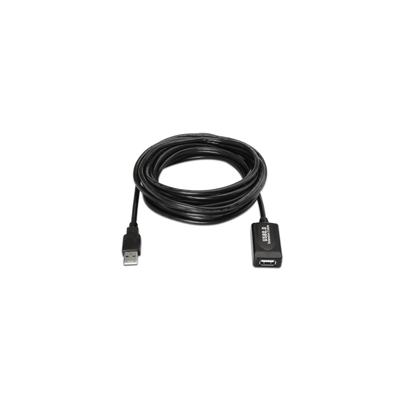 Cable Prolongador USB 2.0 de 5m Negro Nanocable