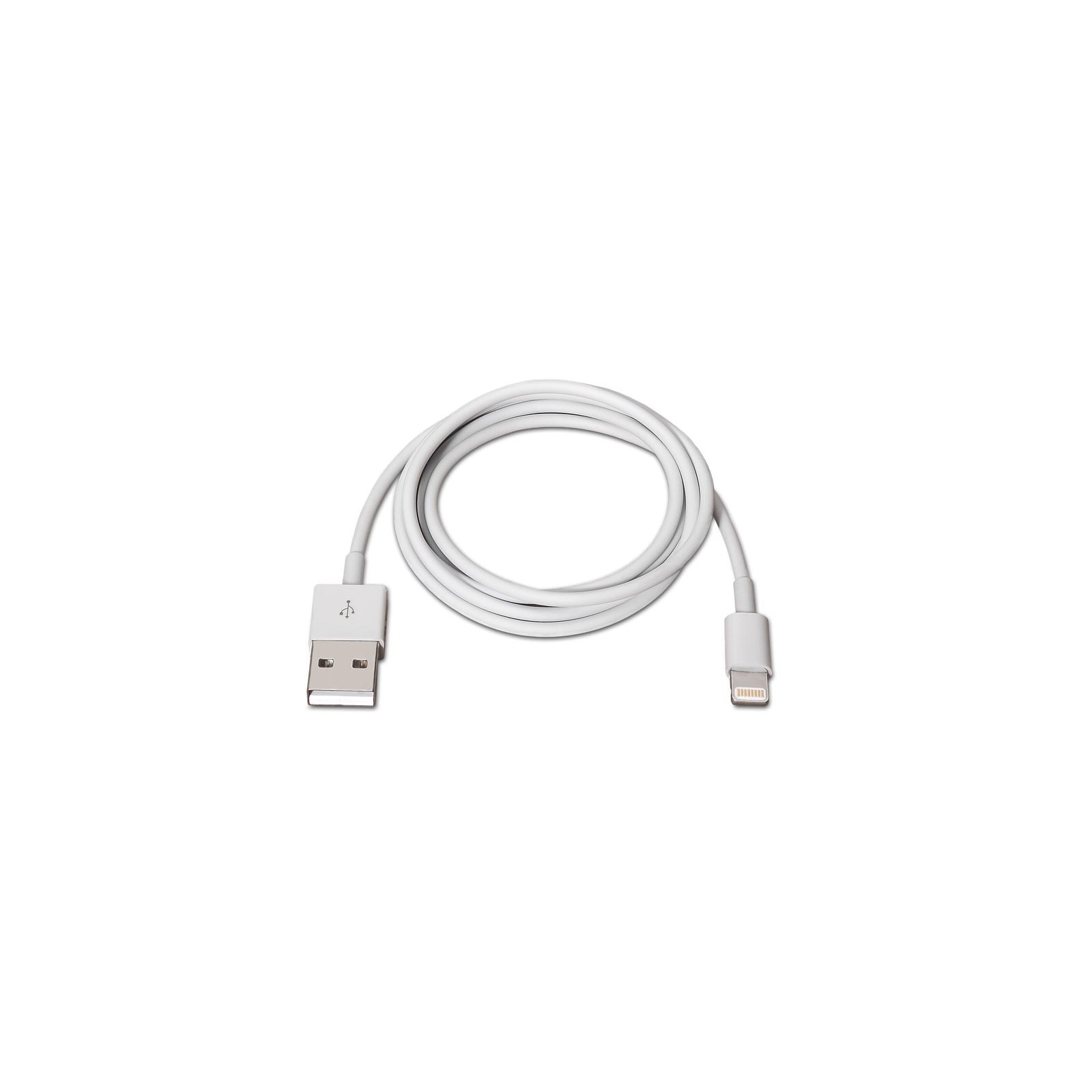 Cable USB Lightning 1m Blanco Nanocable