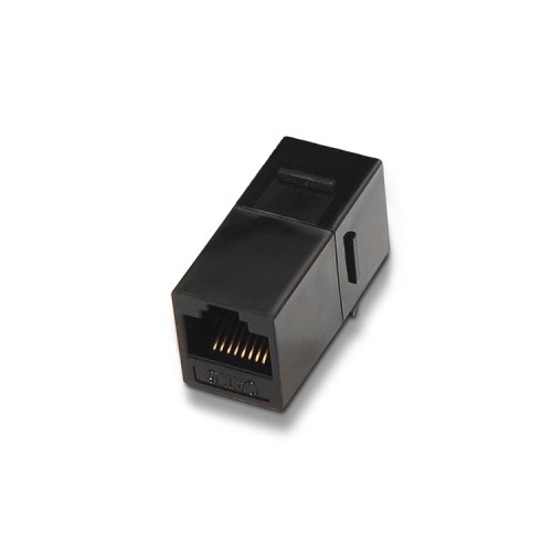 Conector Hembra RJ45 Cat.6 UTP Negro Nanocable