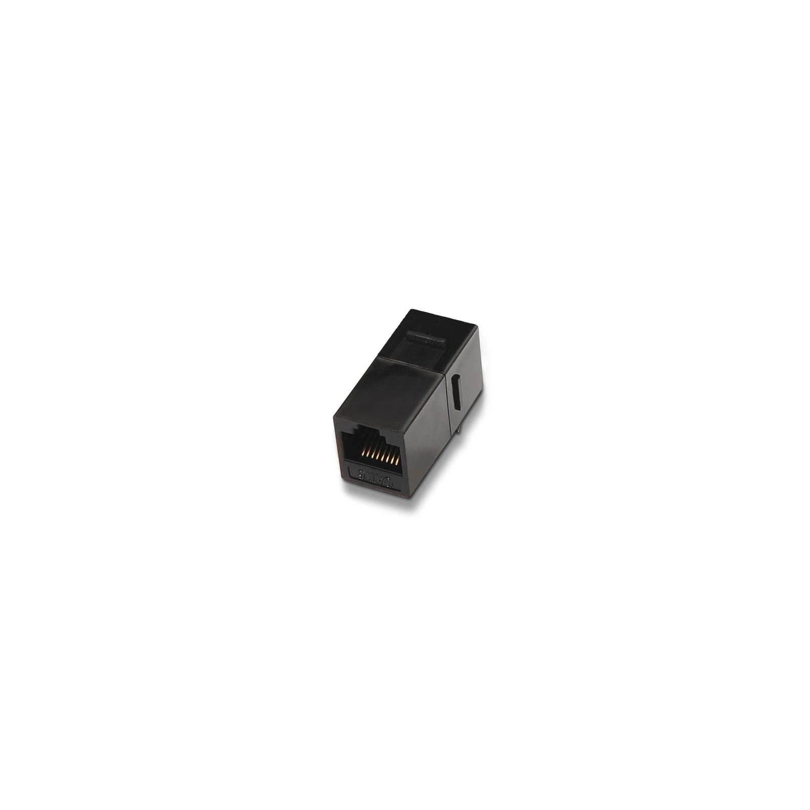 Cat.6 UTP Female RJ45 Connector Black Nanocable