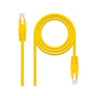 Cable De Red RJ45 UTP Cat6 Amarillo 0.5m