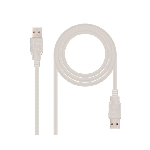 Nanocable 1.0M USB 2.0 A Male to Male Extension Cable