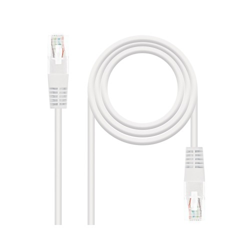 Cable De Red Latiguillo RJ45 Cat.5e UTP 2m Blanco