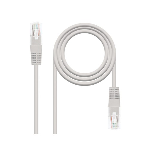 Cable De Red Latiguillo Rj45 Cat.5e Utp Awg24 1.5 M Gris