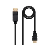 Conversor DisplayPort a HDMI 3M Negro Nanocable