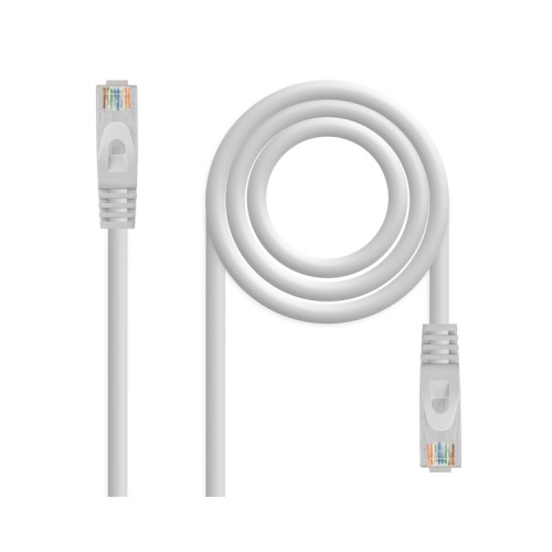 Cable De Red Latiguillo RJ45 UTP Cat6a Awg24 10 M Gris Nanocable