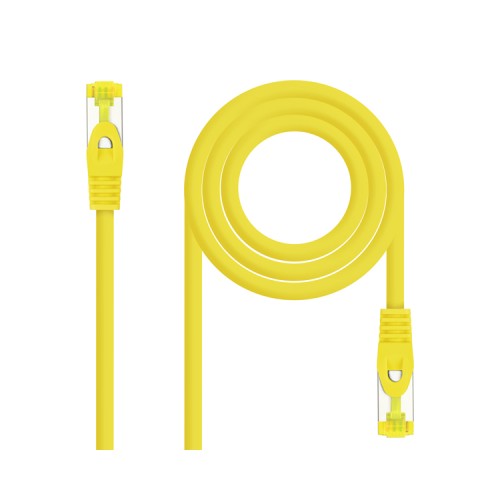 Cable De Red Latiguillo Rj45 Sftp Cat6a Awg26 1 M Amarillo Nanocable