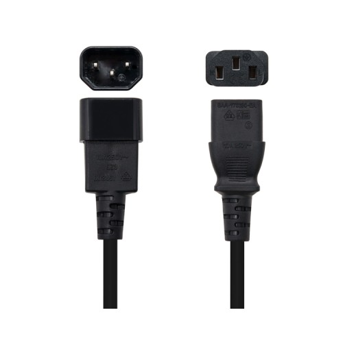 C13 Female to C14 Male Power Cable 3m