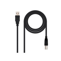 Cable USB 2.0 Impresora 1m Negro Nanocable