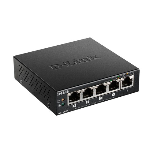 D-link Switch 5 Puertos 10/100/1gbit W/4 PoE Ports