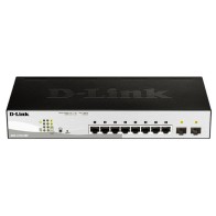 D-Link 8-Port Switch with 2 Combo Ports and PoE Functionality