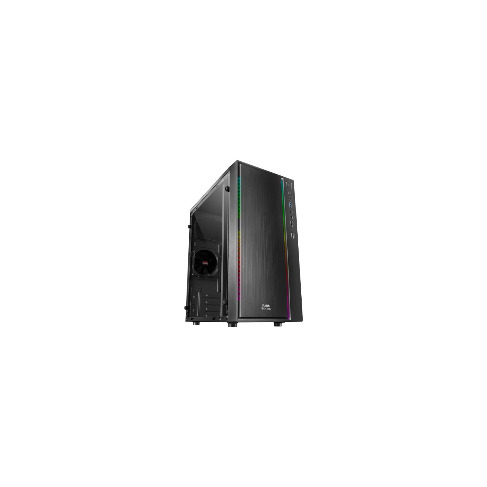 Caja MicroATX MCM Negra Mars Gaming