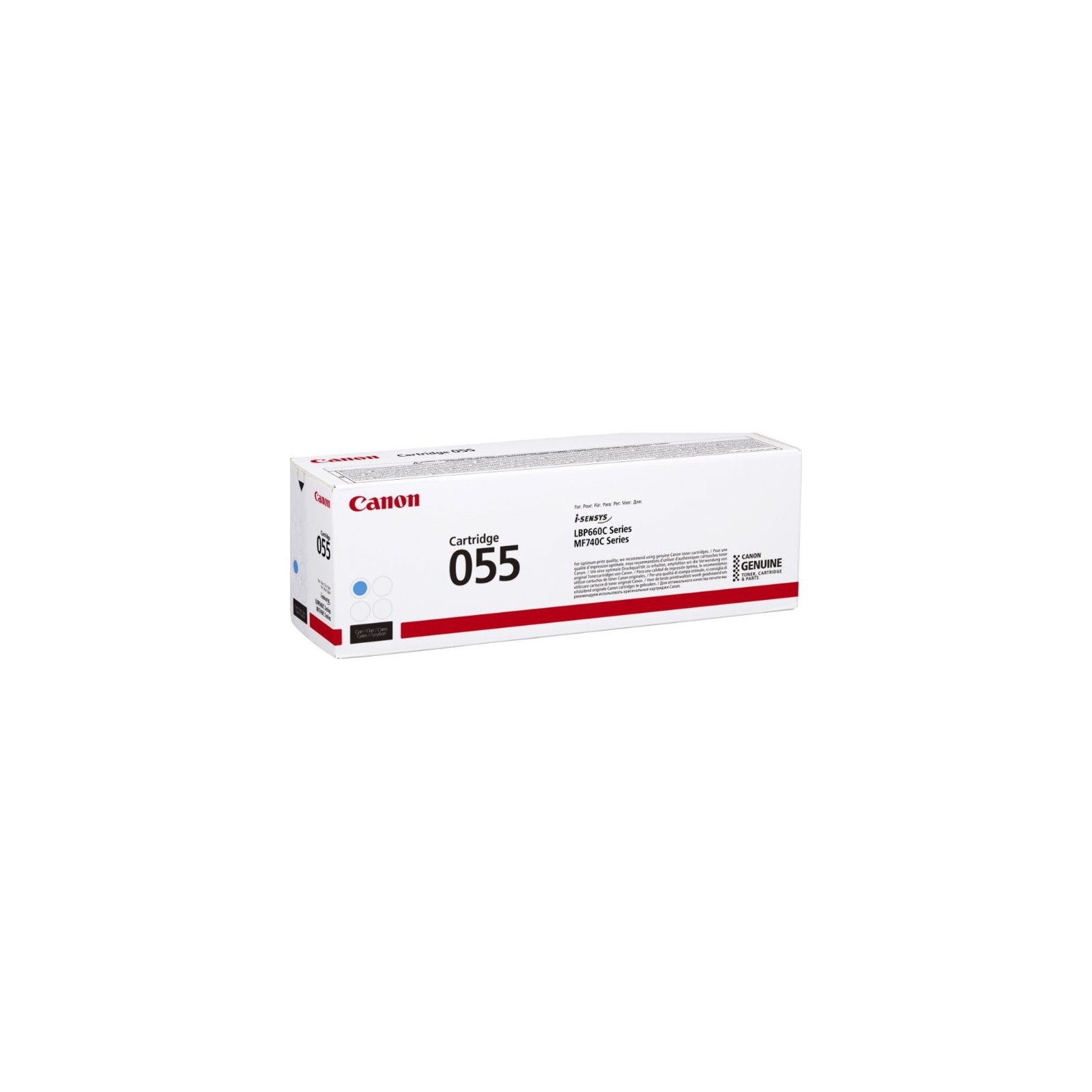 Canon 055 Cyan Toner Cartridge for Laser Printing