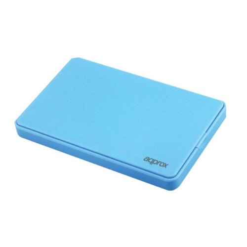 Caja Externa USB 2.5' SATA Screwless Azul Claro Approx