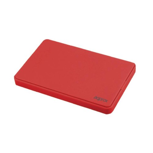 Caja Externa USB Roja para Discos SATA de 2.5 pulgadas Approx