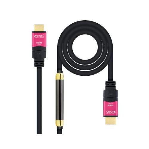 Cable HDMI V2.0 4K Negro 15m Nanocable