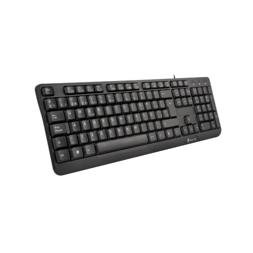 Teclado Negro USB NGS Funky V3 con Teclas Multimedia