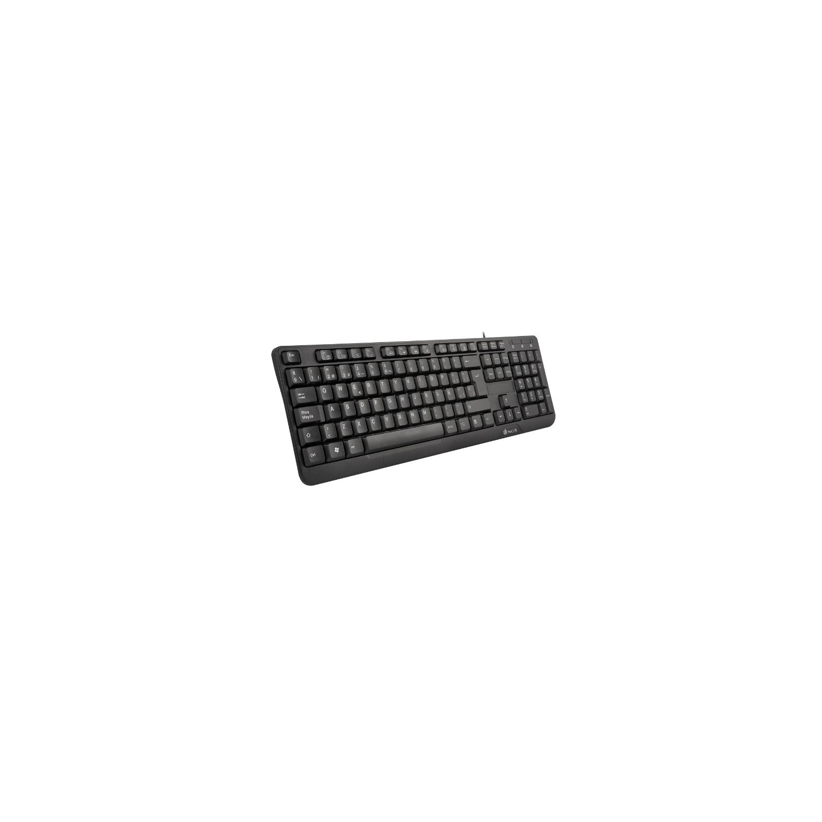 NGS Funky V3 Black USB Keyboard with Multimedia Keys