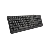 NGS Funky V3 Black USB Keyboard with Multimedia Keys