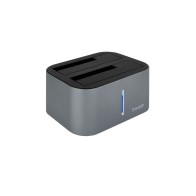 Duplicador/Docking Station 2x 2.5/3.5 SATA USB3.0/3.1 Negro