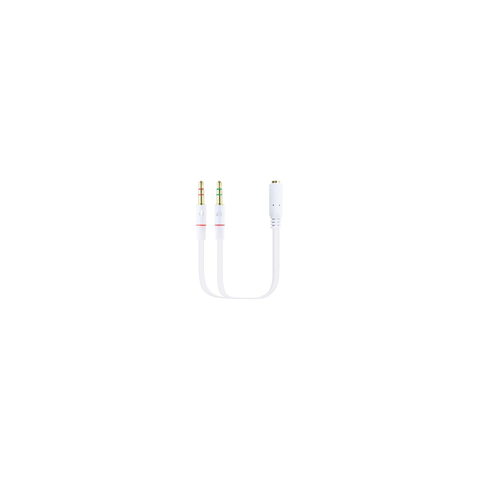 Audio Adapter Cable 3.5mm 20cm White